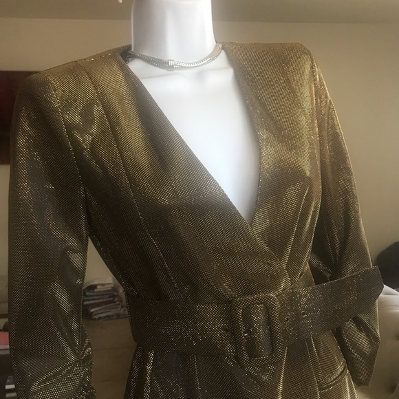 Zara gold blazer dress - Picture 5 of 6